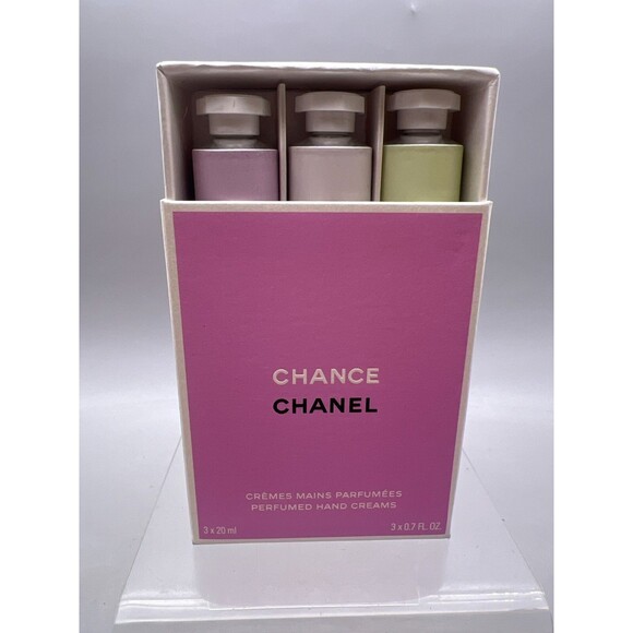 Chanel Fragrance Chance Hand Creams Gift Sets 3x20ML 3x0.7 FL.OZ - Picture 2 of 7